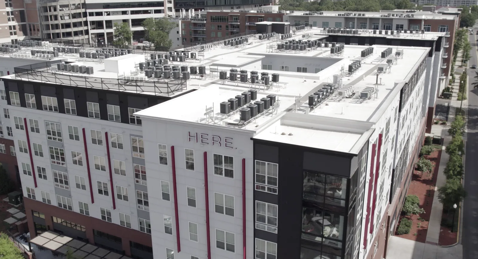 Commercial HVAC rooftop units serviced by AirPros in Alabama